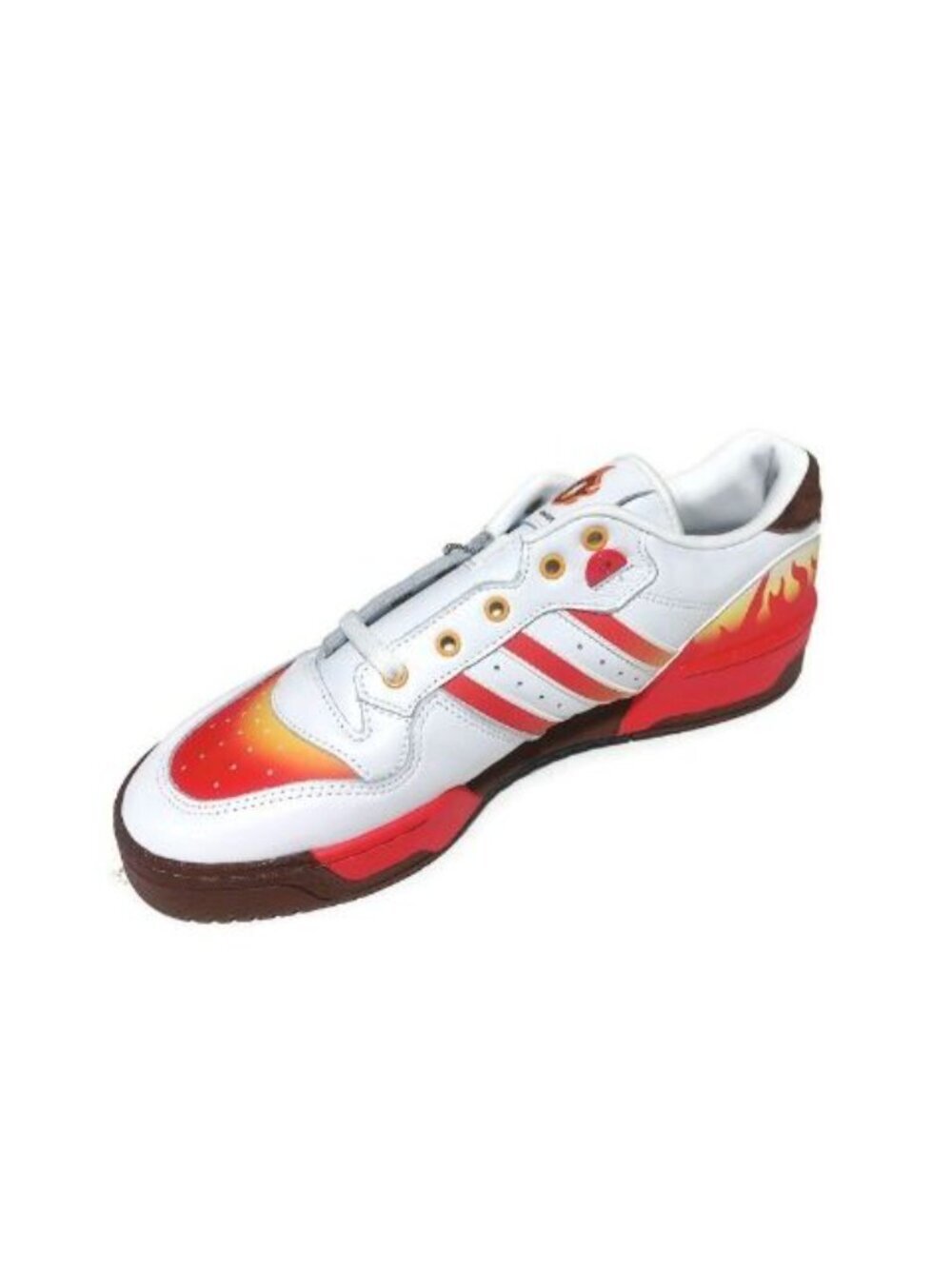 Adidas Rivalry Low Demon Slayer Rengoku Basketball Sneakers Mens 11 JI3310 - Picture 4 of 10